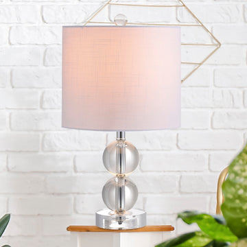 Brooklyn 17.5" Crystal LED Table Lamp - JONATHAN Y